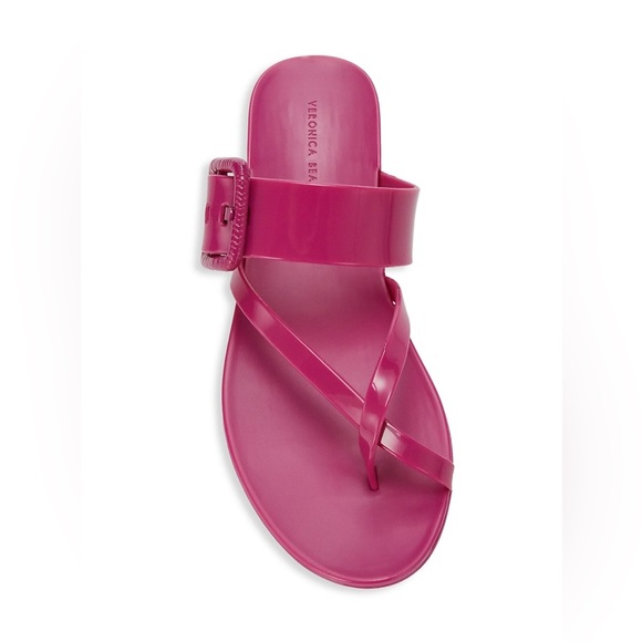 NEW❗️Veronica Beard Salva Jelly Orchid Sandal - Picture 5 of 15